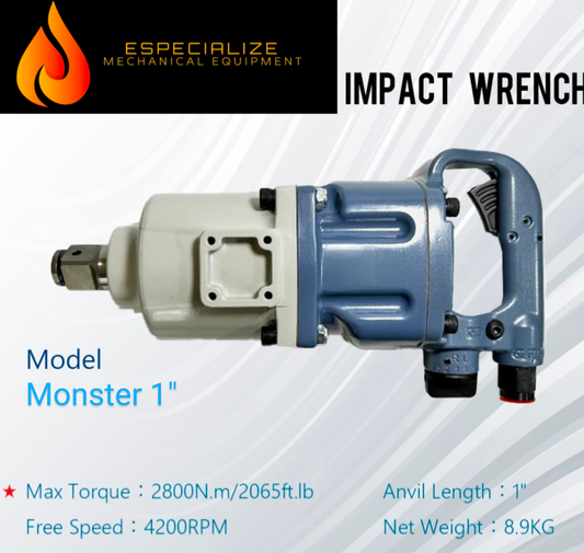 1 inch pneumatic impact rattle gun driver with D handle